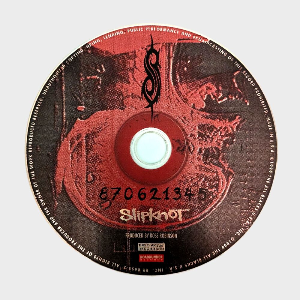 Slipknot Self-Titled CD 1999 Disc Only Roadrunner Nu Metal Debut Album Rare
